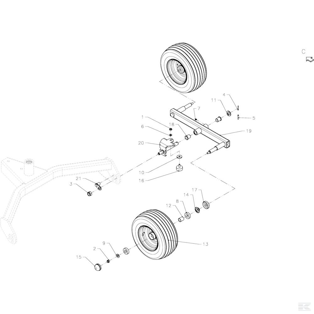 VF1664794861 +Axle Welded