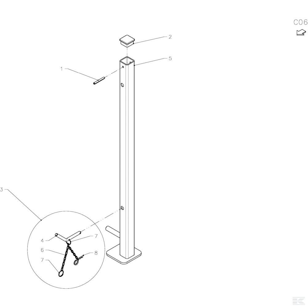 KG01251861 Шплинт 4x36 St