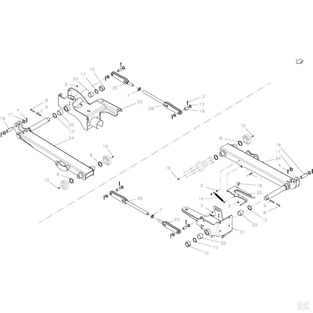 VF1664515294 +Bearing Housing Left Compl.