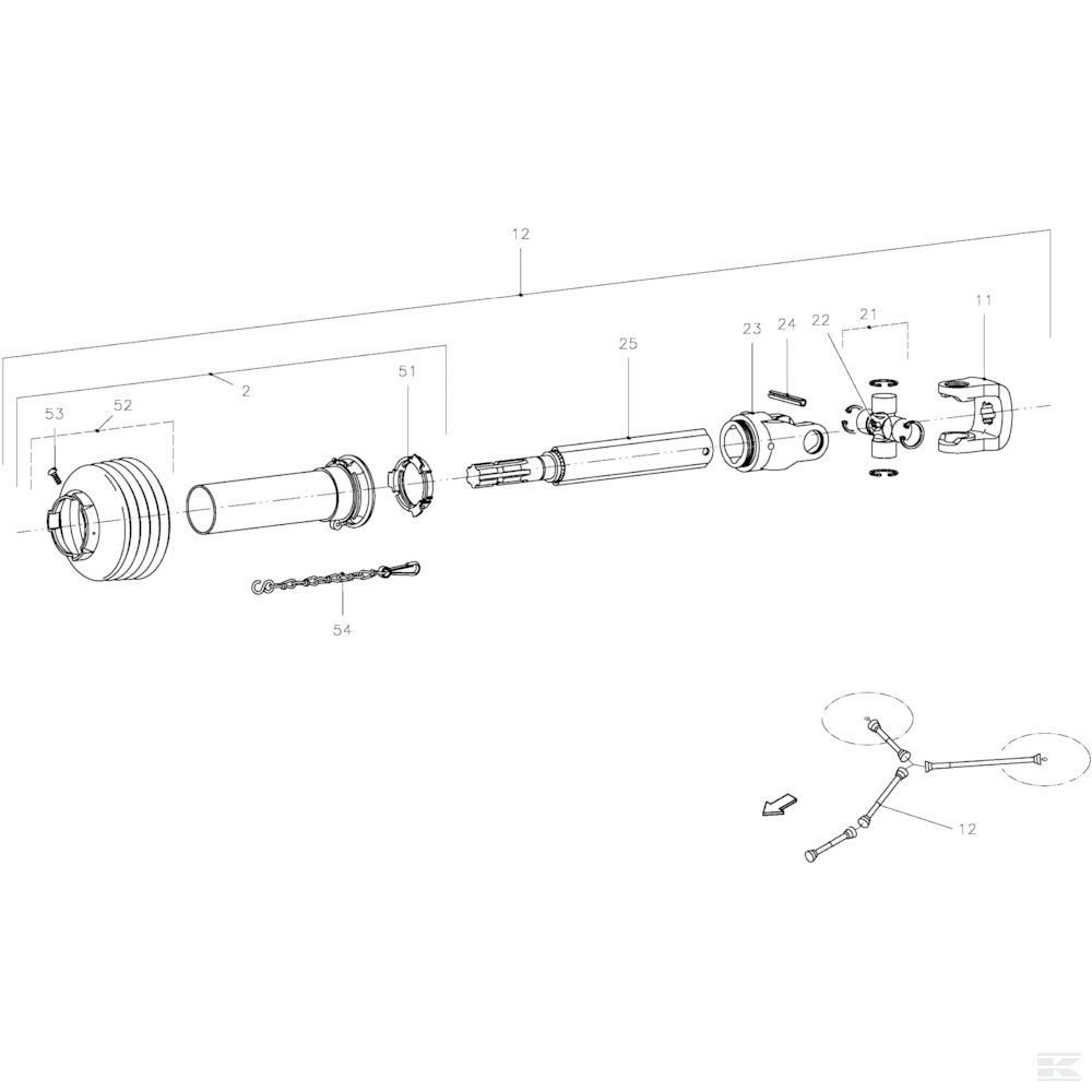 WA146483 +Intermediate Shaft