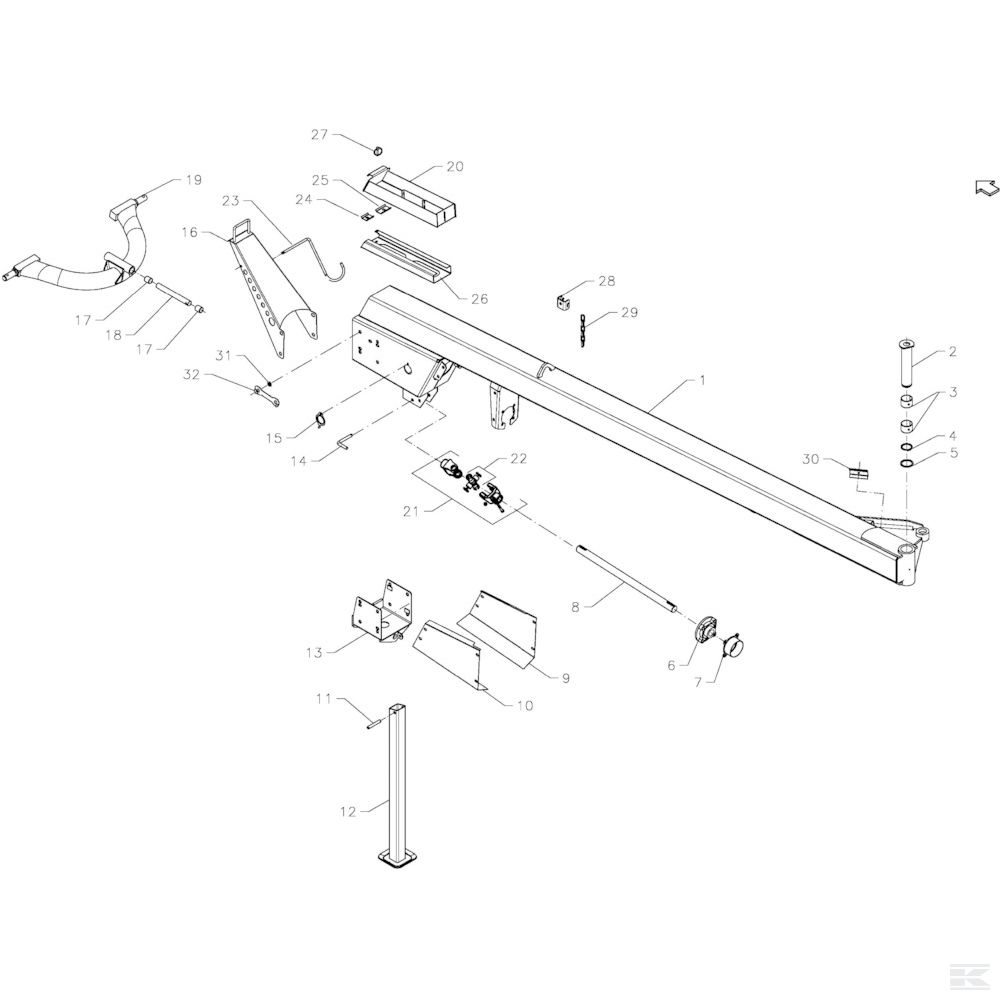 KT9033500094 +Drawbar