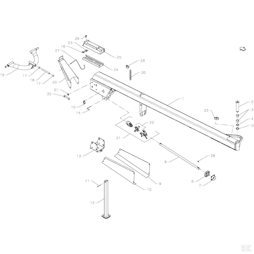 KT9033100094 +Drawbar