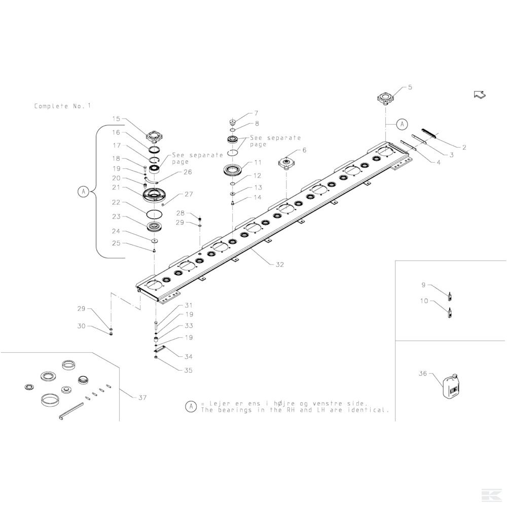 KT5521520086 +8-Disc Cutterbar