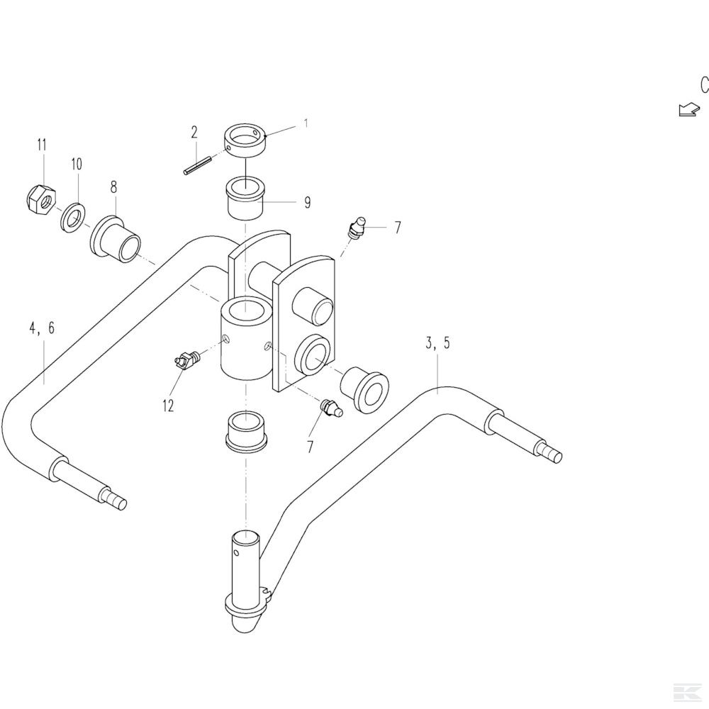 VF1660804994 +Axle In Front/Left