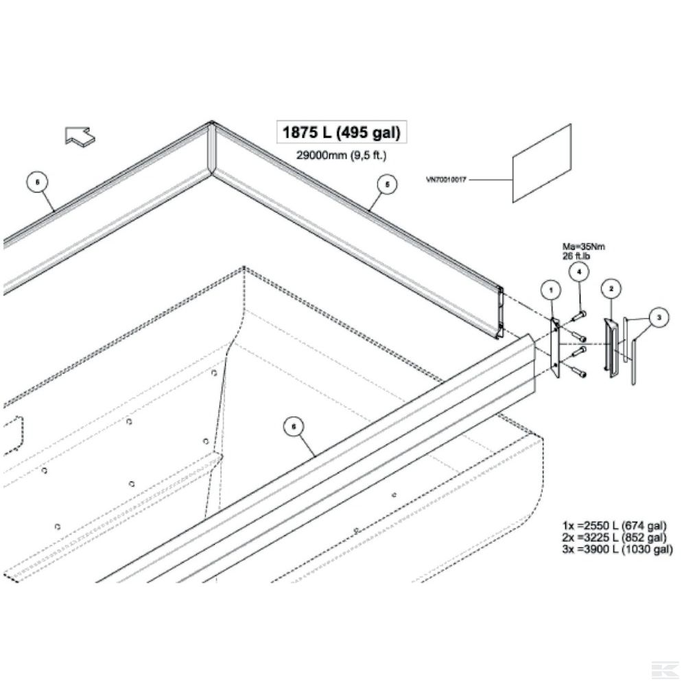 VNB4675702 +Extension Part Long  (ALU)