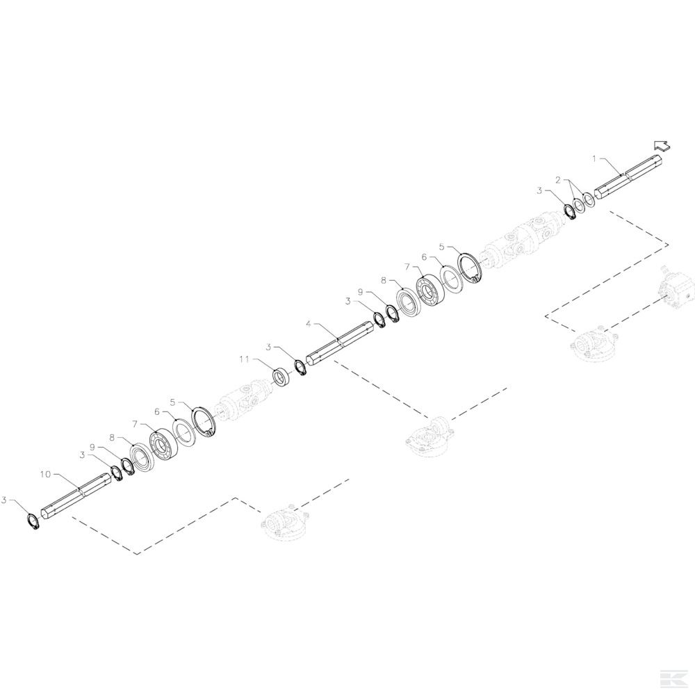 VF16624546 +Traverse Shaft