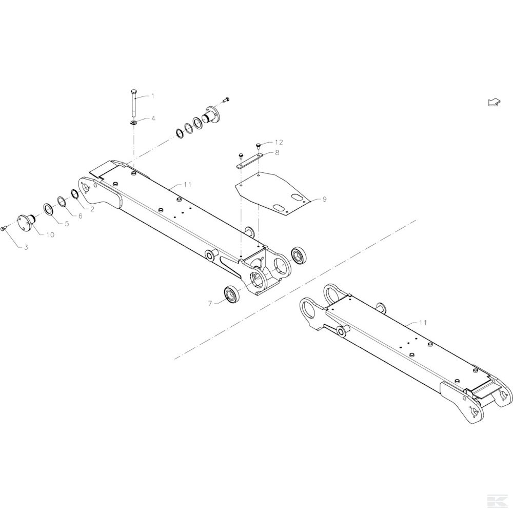 VF1664856494 +Bearing Tube Inner 6,0 M Tedd