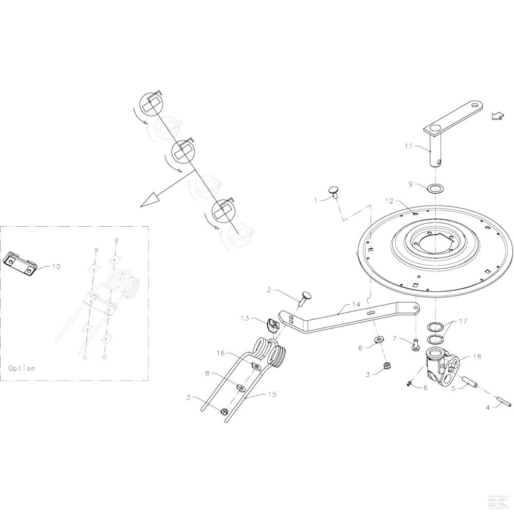 VF06580459 Предохранительная деталь зубьев DEUTZ-FAHR орг.