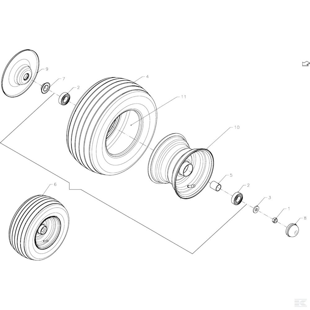 VF06216638 Камера 16x6,50-8 TR13