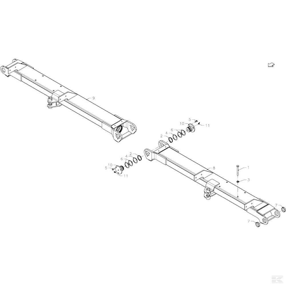 KG01100100 Предохранительное пружинящее кольцо