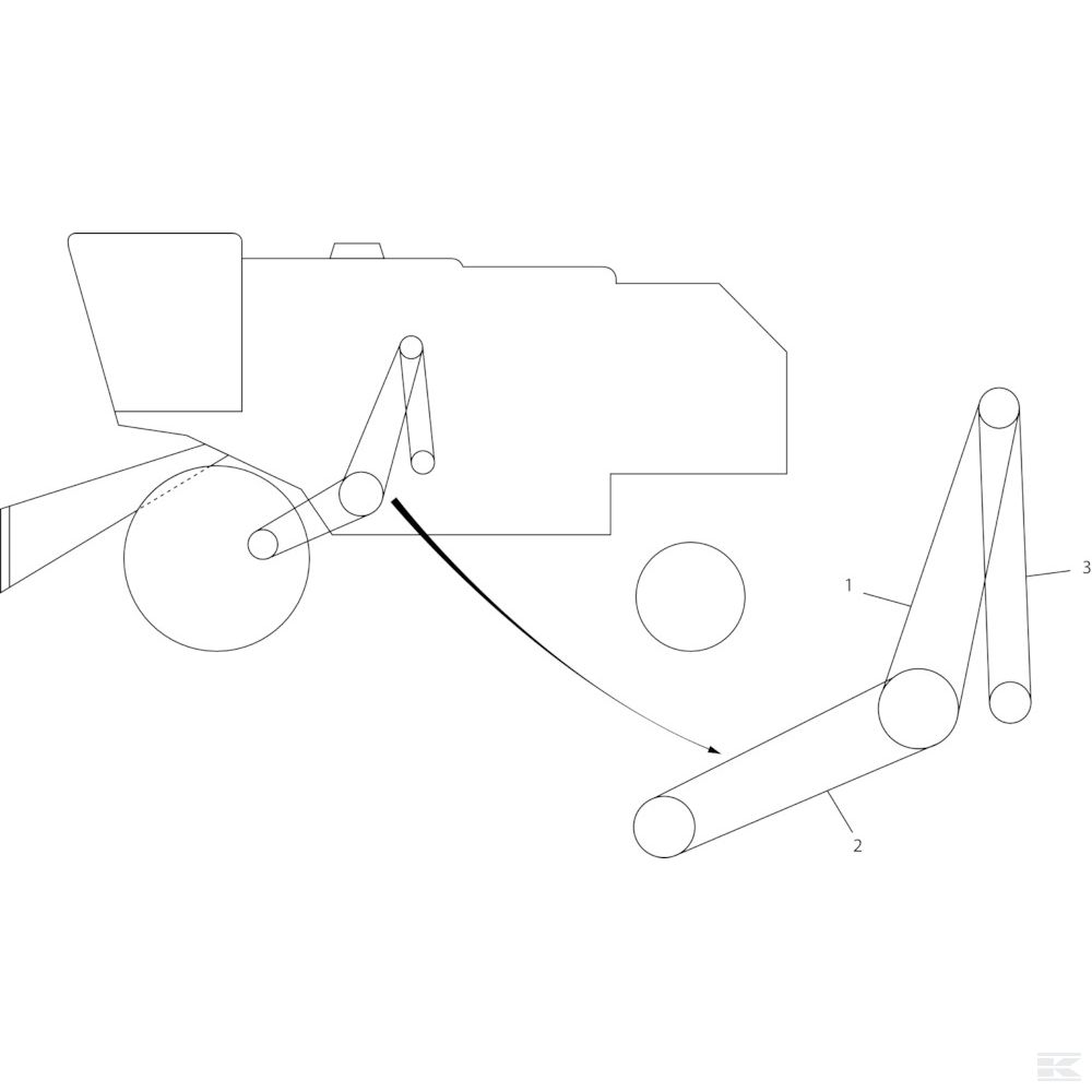 Z43888 +V-Belt