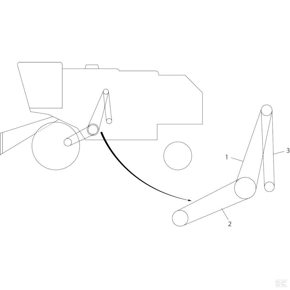 AZ37807AB2 +Variable Speed belt set (2)