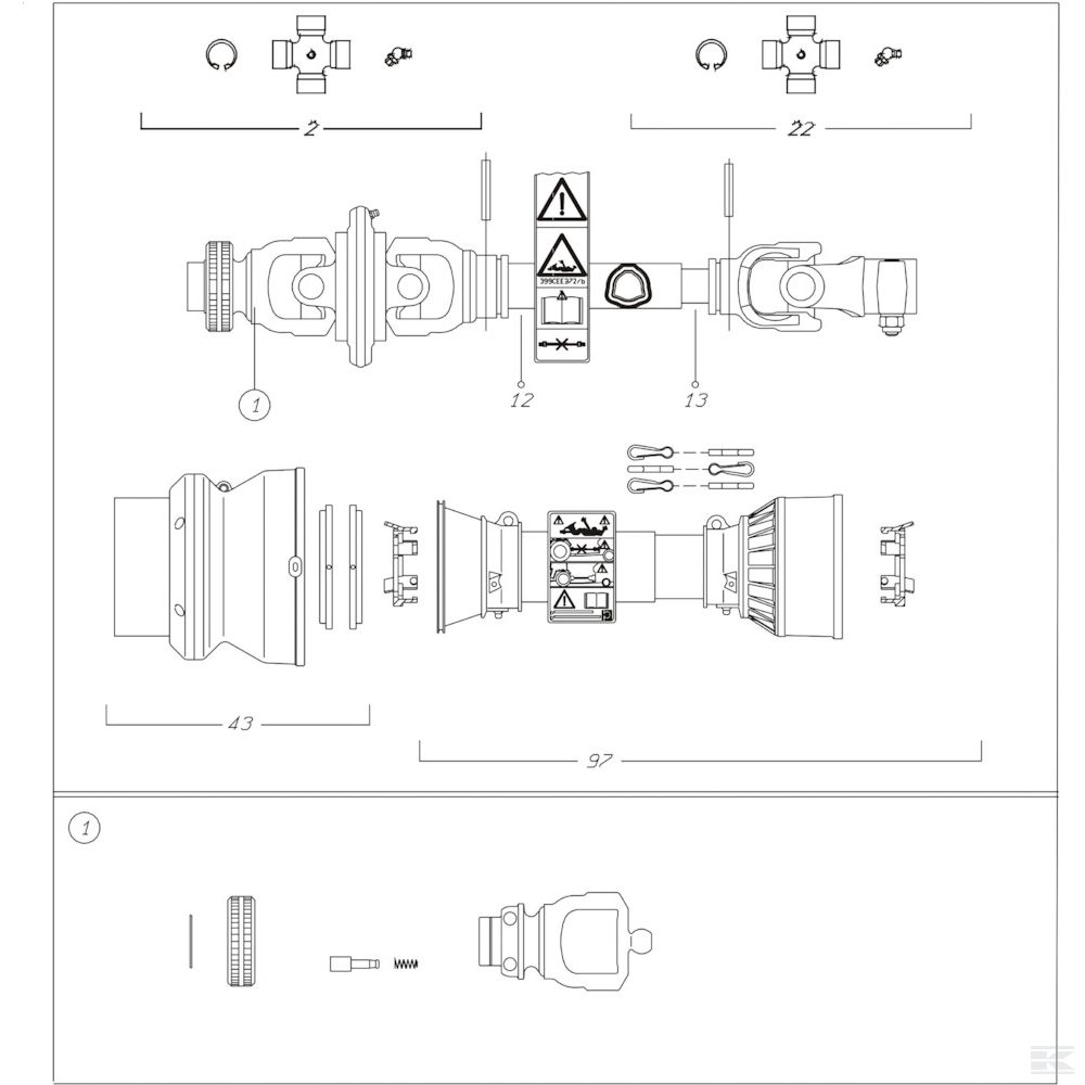 8113507524 +Yoke 1 3/4" (20)
