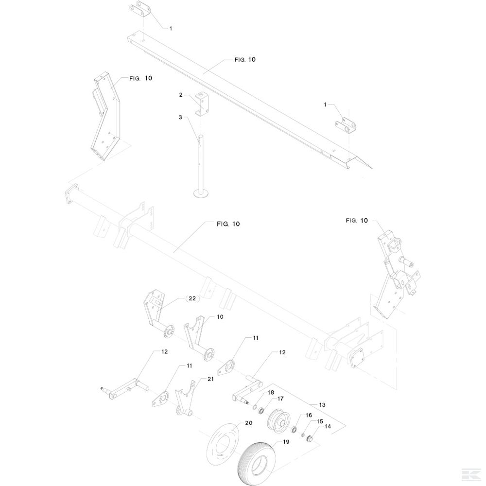 813062853X +Right wheel bracket