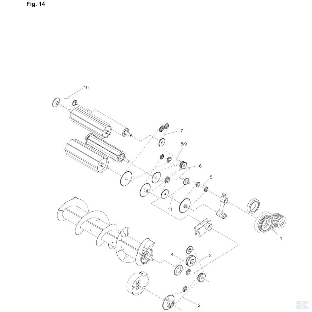 8113630125 +Roller chain short 10 links