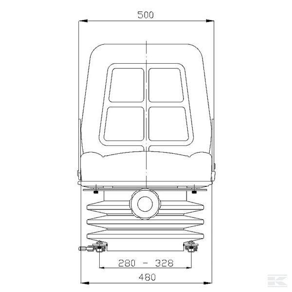 TS90050 Комплект регулировочных направляющих