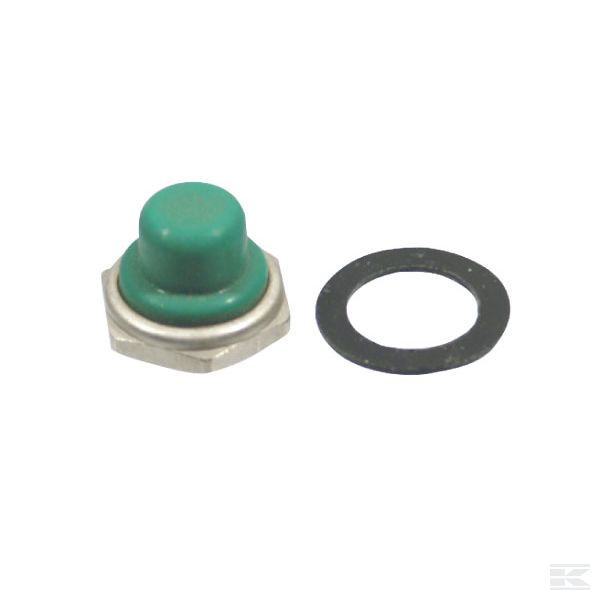 U16543 Колпачок кнопочного выключателя зеленый 12 мм