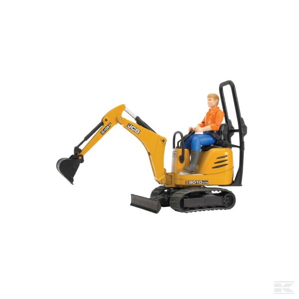 U62002 Микроэкскаватор JCB с рабочим
