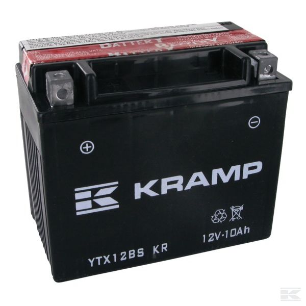 YTX12BSKR аккумулятор с электролитом 12В