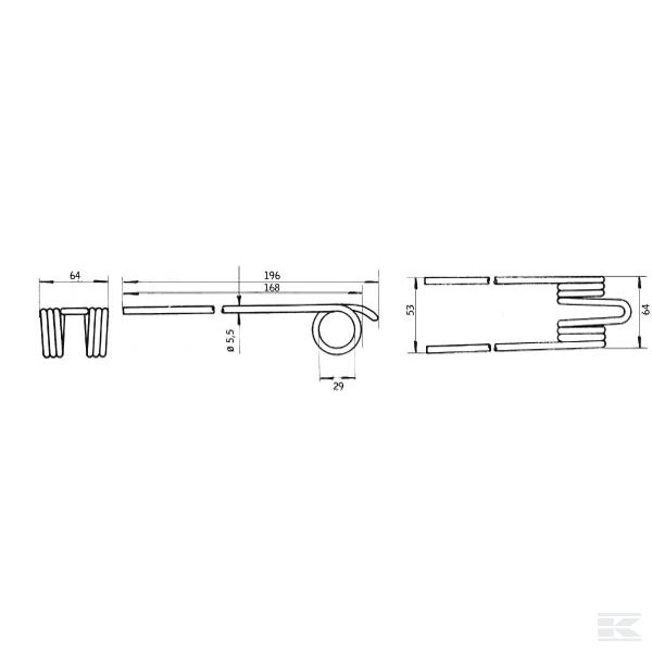 458053N Зубья подборщика Schuitemaker