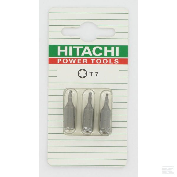 752304 +Bits Torx 1/4 T7-25mm (3x)