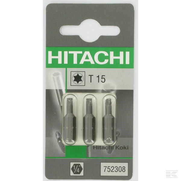 752308 +Bits Torx 1/4 T15-25mm (3x)