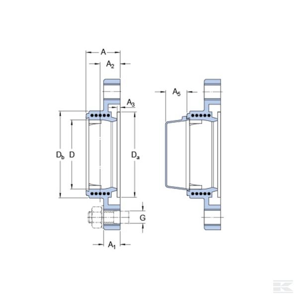 7500FYTBK506 Корпус подшипника