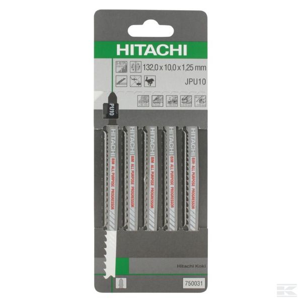 750031 Пильное полотно для ножовки Hitachi (5 штук)