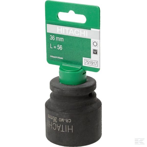 751917 +Impact socket 3/4"-36mm