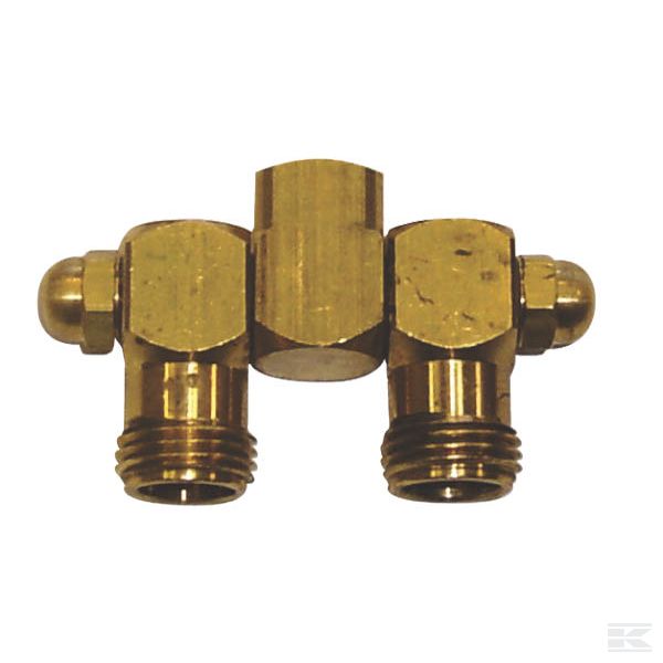 74502T Шарнирное соединение двойное 1/4" 360°