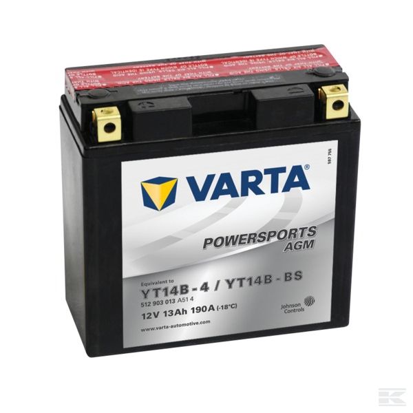 512903013A514 Батарея POWERSPORTS AGM