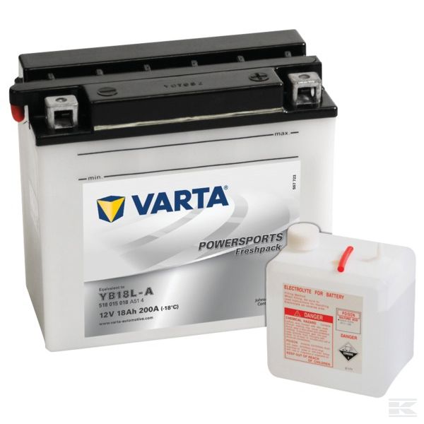 518015018A514 Аккумулятор 12В 18Ач 180A VARTA