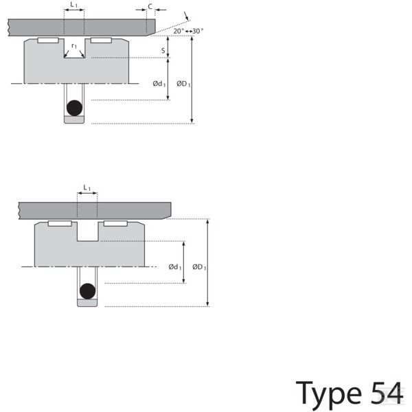 ZAS604942V Пакет уплотнений поршня 60x49x4,2