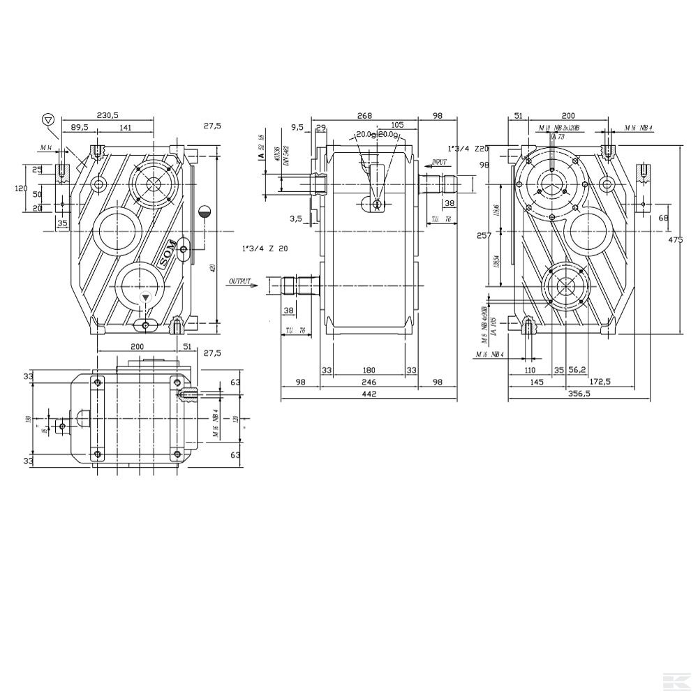 5367008015 +Comer gear C-3 A two-stage 1,