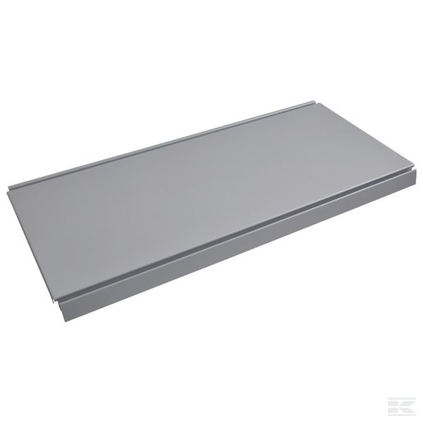 57241037X Полка 37x100 см, белая/алюм