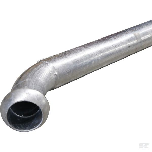 61015940 Suction pipe 4м 6" 45° + male coupling