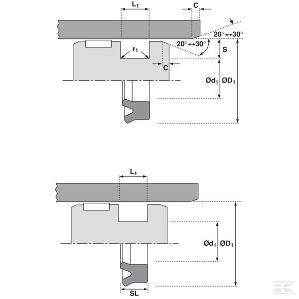 ZA10085114UN +Zuigerafd. 100x85x11,4 UN L1=