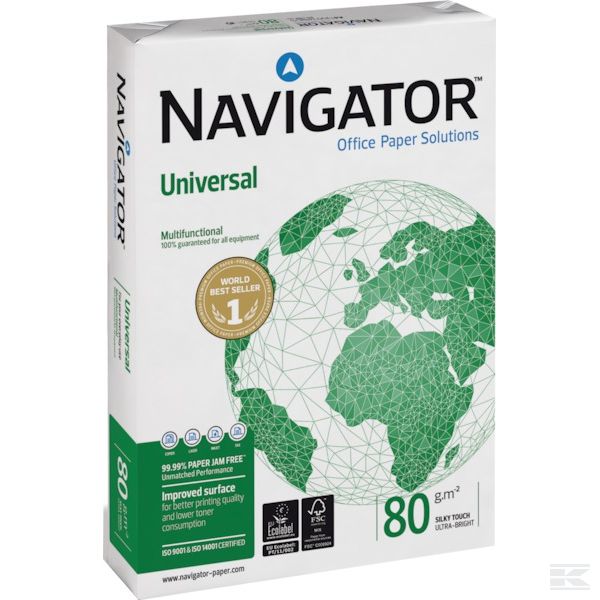 600217ST +Paper A4 White Navigator 500s