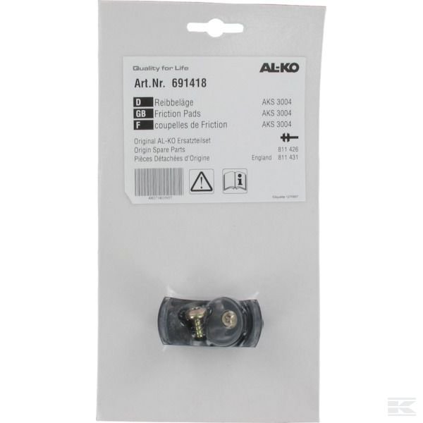 691418 + Reibbelage Satz AKS3004