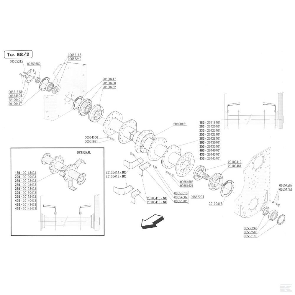 04010266 Подшипник 21313 Maschio