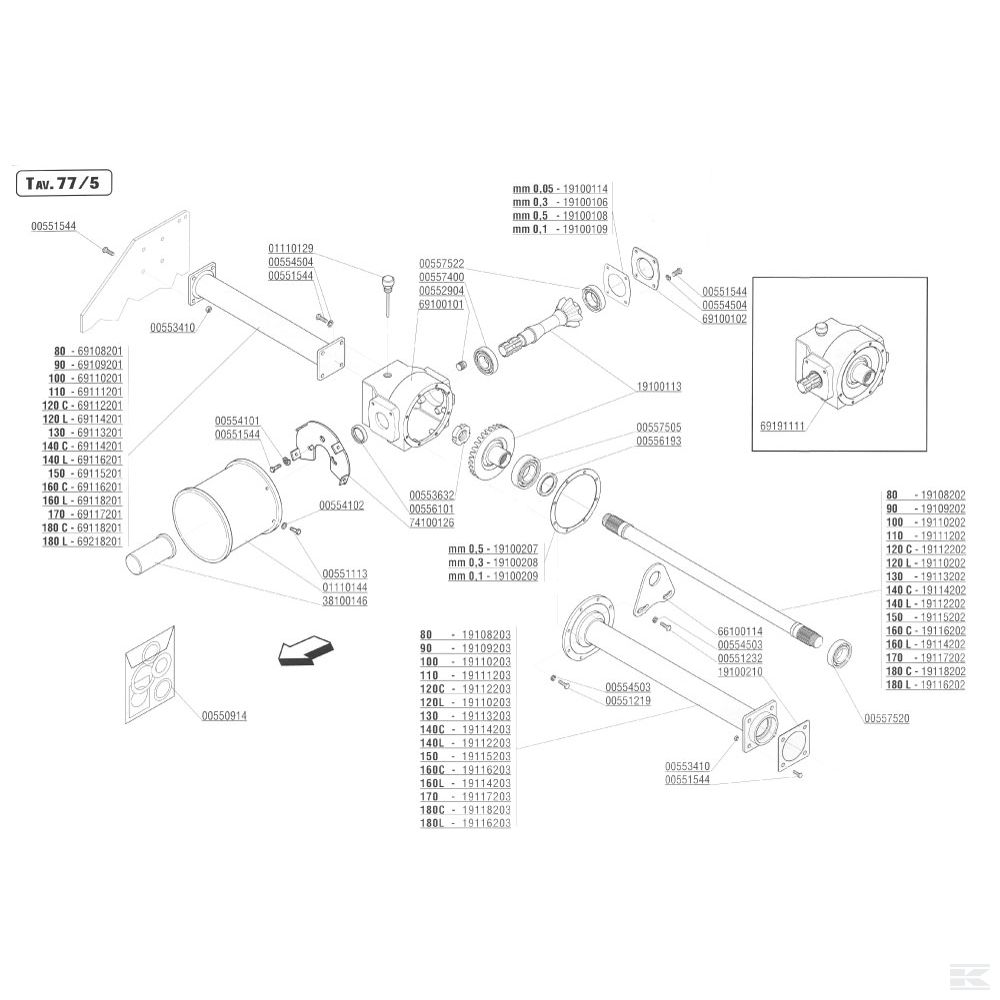 M19100108R Уплотнение 0,5мм
