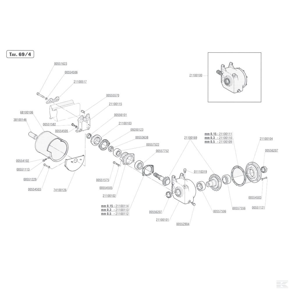 M21100103R Крышка