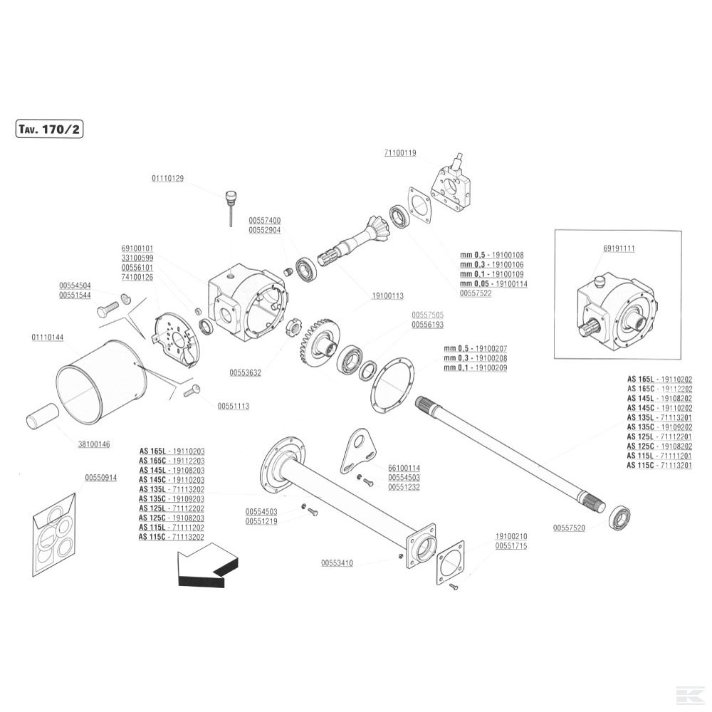 M19100106R Уплотнение 0,3мм