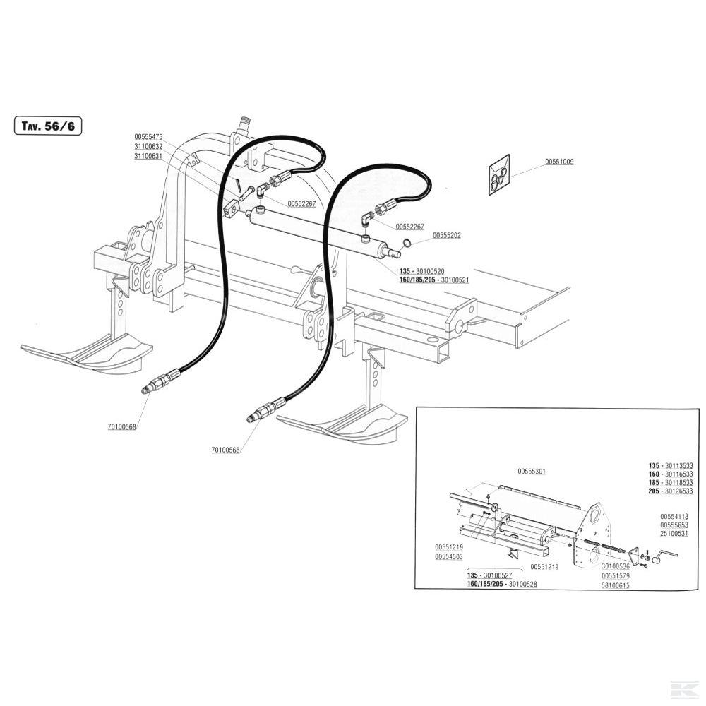 F03100175R Набор уплотнений Maschio
