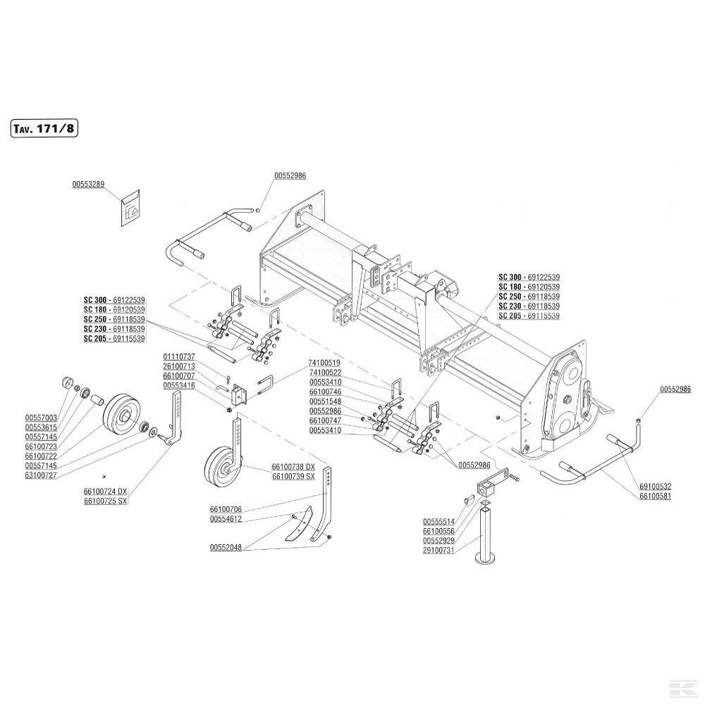 M74100522R Зажим