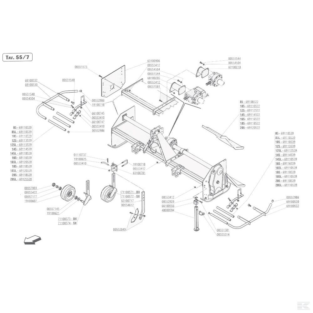 F20120010R Сошник следорыхлителя