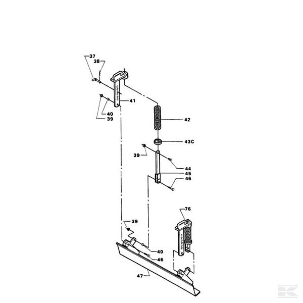 101200019 +Levelling bar 0,8m