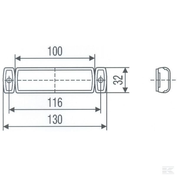 2TM008645651 Задний фонарь LED