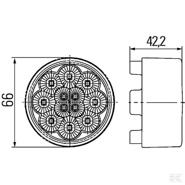 2SB009001401 +Tail light