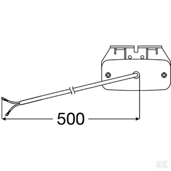 2PS345600061 Фонарь стояночный Hella LED